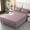Pink, variant on PLPPYFS Full Fitted Sheet with 2pc Pillow Cases - Bottom Sheet - Deep Pocket - Soft Microfiber - Breathable, Cooling & Wrinkle Free - Shrinkage and Fade Resistant - Easy Care
