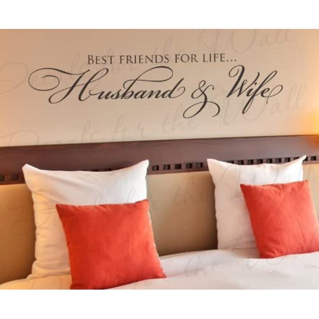 Best Friends for Life Husband and Wife Bedroom Love Marriage Family