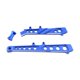 thumbnail image 1 of Refuerzo de chasis delantero y trasero de aluminio para actualizaciones de coches RC, accesorios de control remoto Azul, 1 of 9