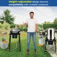 thumbnail image 3 of 220,000 BTU Propane Burner for Outdoor Cooking w/Jet Burner, Single Burner Propane Stove Gas Burner,ideal for Woks, Skillets and Pots, w/Height Adjustable Legs, 3 of 6