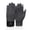 Gray, variant on YWDJ Womens Gloves Outdoor Movement Windproof Men Plus Velvet Thicken Gloves Gray