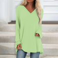 thumbnail image 2 of Clearance Long Sleeve Shirts for Women Crewneck Sweatshirts Women Summer White Long Sleeve Shirts for Women Loose 3/4 Sleeve Sweatshirt Women, 2 of 5