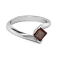 thumbnail image 2 of Embrace Ring 925 Sterling Silver 0.50 Ctw Garnet Women Valentines Day Gifts Ring, 2 of 3