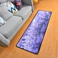 thumbnail image 2 of Coolnut Soft Non-Slip Washable Carpet 24 * 72In Runner Rug Elastic Kitchen Relieve Foot Pressure Bathroom Entrance (6 PCS of Non-Slip Stickers)-Periwinkle Blue Lavender Home Decor Gifts, 2 of 7