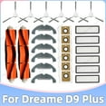 thumbnail image 2 of Fit For Dreame Bot D9 Plus RLD11GD Robot Vacuum Replacement Parts Accessories Main Side Brush Hepa Filter Mop Cloth Rag Dust Bag, 2 of 5
