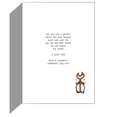 thumbnail image 2 of CafePress - Fiance Valentine's Day Card With Two Loving Giraff - Greeting Card, Blank Inside Glossy, 2 of 5