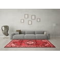 thumbnail image 3 of Ahgly Company Indoor Square Medallion Red Traditional Area Rugs, 8' Square, 3 of 4