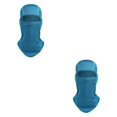 thumbnail image 1 of pitrice Outdoor Riding Hooded Headgear Drying Elastic Headscarf Multifunction Breathable Dust Mask Face Cover lake blue 2Set, 1 of 5