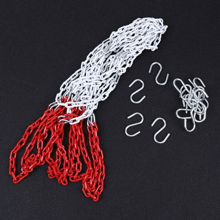 Raindrops Basketball Net Zinc Plated Galvanized Steel Heavy Duty 1Pcs 36x0.4In