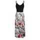 thumbnail image 3 of Vestido largo HUOGUO con cuello en V sin mangas y estampado de mariposas para mujer, 3 of 4