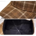 thumbnail image 7 of YooGuoGuo Unisex Tweed Baseball Cap Men Women Plaid Checked Dad Hat Adjustable Stylish Fall Winter Trucker Hats for Outdoor Travel, 7 of 7