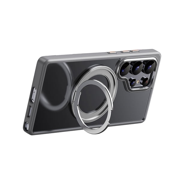 Funda Pisexur para S25U con soporte magnético giratorio de 360 grados, resistente y a prueba de golpes, funda protectora magnética para S25U, organizador de electrónica para niños.