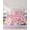 Pink, variant on 3 Piece Twin Sheet Set Peaches Branches Sheets Set for Twin Size Bed, Breathable Soft Microfiber Bed Sheets Cooling Farmhouse Spring Botanical Pink Flowers Fitted Sheet Deep Pocket, Pillowcases