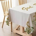 thumbnail image 3 of Baptism Tablecloth First Communion Indoor Outdoor Party Table Cloth 60x84 Inch Kitchen Dining Room Table Cover Decoration (60" x 102"), 3 of 5