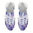 thumbnail image 5 of Purple Flowers Beautiful Walking Shoes for Men Woman Lightweight Tennis Fashion Elastic Sports Shoes Cushion Basketball Shoes, 5 of 7