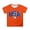 Orange, variant on Baby Boy Tops Letter Graphic Printed Cute Funny Short Sleeve Tee for Toddler Comfortable Funny Tees Toddler Baby Boy Clothes