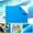 1 Pack, variant on 10 Pcs Self-Adhesive Waterproof Vinyl Repair Patches, Pool Liner Fix Tape for Inflatable Pools, Floats & Bounce Houses(Blue,Round 2.9" Dia)