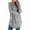Gray, variant on Okbop High Low Tops for Women,Solid Color Long Slim Round Neck Long Sleeve T-Shirt Long Sleeve Blouses for Women Christmas Shirts for Women