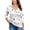 Multicolor BF112, variant on Zeagoo Women's Blouse 3/4 Length Sleeve V Neck Dressy Floral Tunic Top Soft Lightweight Summer Tees Business Casual Work Tops