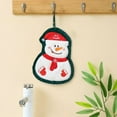 thumbnail image 4 of Nilvkv Christmas Cartoon Printed Hand Towels Soft Absorbent Hanging Towels for Kitchen Bathroom, Christmas Decorations, CHRlSTMAS-GlFTs, 4 of 6