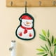 thumbnail image 4 of Toallas de mano con estampado navideño de dibujos animados, suaves y absorbentes, para colgar, decorativas y festivas, ideales para cocina y baño., 4 of 5