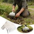 thumbnail image 1 of Heavy Duty Stainless Steel Garden Rake With 9 Tines For Efficient Soil Cultivation Care, 1 of 6