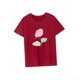 thumbnail image 5 of Camiseta de mujer con cuello redondo y ajuste regular básica para senderismo, viaje a la playa L, 5 of 7