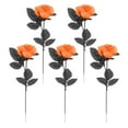 thumbnail image 1 of Polyester Roses Halloween Table Centerpieces Party Decor orange, 1 of 9