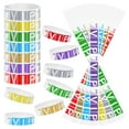 thumbnail image 2 of 700 Pcs Paper Wristbands Neon Wrist Bands,Disposable Waterproof Colorful Bracelet for Concert Events Clubs Festivals Children Playground Screenings Lightweight Adhesive Wristbands, 2 of 9