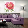 thumbnail image 6 of Epic Art 'Pink Garden II' by Lisa Audit, Acrylic Glass Wall Art, 36"x36", 6 of 7