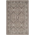 thumbnail image 6 of SAFAVIEH Valencia Lacklan Damask Polyester Area Rug, Grey/Brown, 3' x 5', 6 of 7