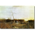 thumbnail image 1 of Ceramic Tile Mural-Joseph Turner Country Painting 268. 36" w x 24" h using (24) 6 x 6 ceramic tiles, 1 of 3