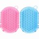 thumbnail image 1 of wonima11 2 Pcs Double Sided Brush Silicon Body Scrubbers Bath Scrubbing Gloves Silicone Scrubbers Exfoliating Scrub Practical Massage Spa Gloves PVC Household Shampoo Brush, 1 of 1