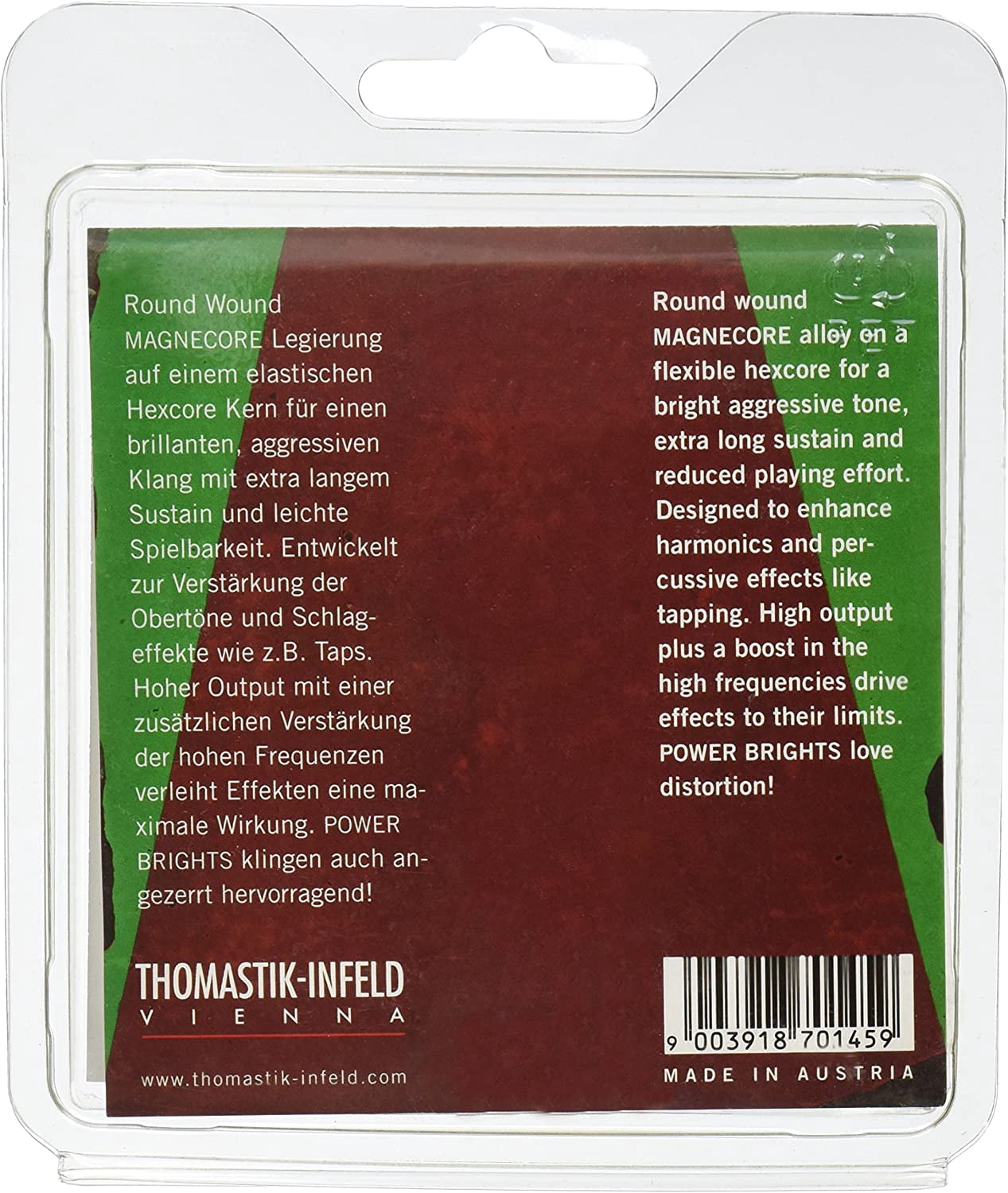 Thomastik RP110 Power-Brights Heavy Bottom Medium-Light Electric Guitar Strings