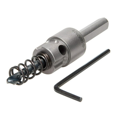 Stainless Arbor - 645-011 Quick Change Arbor for Sizes 5/8 Through 2-1/4-Inch, 3/8-Inch Shank, Cuts stainless steel quickly and easily By Greenlee
