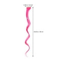 thumbnail image 4 of 10pcs Curly Wavy Clip in Hair Extensions Long Hair Colored Synthetic Hairpieces, 4 of 5