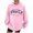 Pink, variant on TIANZEN Sweatshirts For Women Cute Prints Lightweight Pullover Tops Print Hoodies Sweatshirt Tops Hooded Sweatshirt