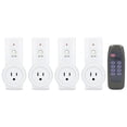 thumbnail image 1 of Remote Control Outlet Kit, Wireless Switch Socket Energy Saving Multifunctional Easy Operation With Controller Battery For Home Electrical Appliances, 1 of 8
