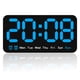 thumbnail image 1 of Reloj de pared digital grande, despertador LED con dígitos grandes, alarma dual, brillo de 3 niveles, 1 of 6