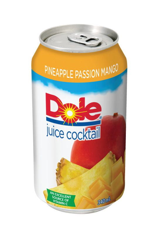 Dole Pineapple Peach Mango 340 Ml X 12 Cans
