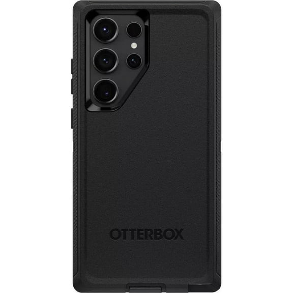 OtterBox Defender Series Rugged Phone Case for Samsung Galaxy S23 Ultra, Black