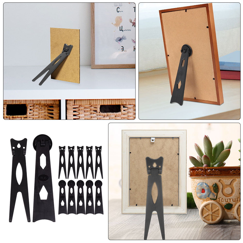 12 pcs Picture Frame Easel Back Support Photo Frame Back Stand Photo Frame  Back Support