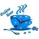 thumbnail image 1 of Reloj de pared de Guartz con esfera acrílica, reloj de taza de café sin tictac, decoración de oficina, dormitorio, sala de estar Vogacara JJ22703-05, 1 of 6