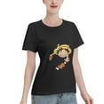 thumbnail image 2 of Women's Basic Short Sleeve T-Shirt One Piece Luffy, 2 of 6