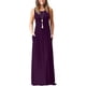 thumbnail image 1 of Vestido largo suelto sin mangas de verano para mujer Vestido largo casual con bolsillos Ormromra  FSHY034-15, 1 of 2