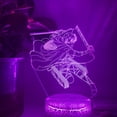 thumbnail image 1 of Decoración de anime 3D de Night Light Attack on Titan de Levi Ackerman, 1 of 1