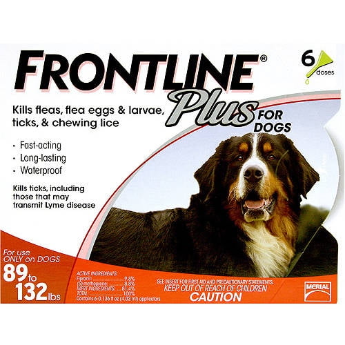 frontline flea and tick for dogs walmart
