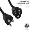 thumbnail image 4 of Cable de extensión Go Green Power Inc. 16/3, 50 pies, negro para exteriores, 4 of 7