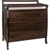 Dream On Me Liberty 3-Drawer Changing Table with Pad, Choose Your Finish