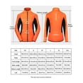 thumbnail image 3 of INBIKE Women's Cycling Jacket Biking Running Windbreaker Thermal Fleece Lined Reflective Coat Winter Orange Medium, 3 of 7